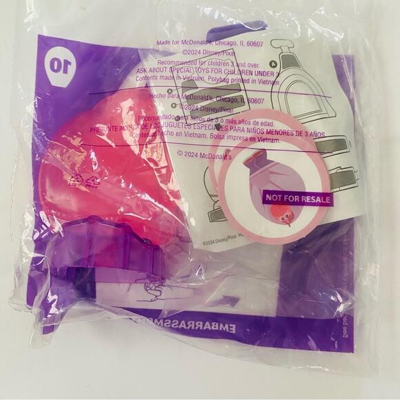 McDonald’s | Disney Inside Out 2 Embarrassment Happy Meal Toy 10 NWT - Picture 2 of 5